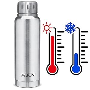 Milton Elfin 300 Thermosteel Water Bottle 300 ml, 24 Hr Hot and Cold I ...