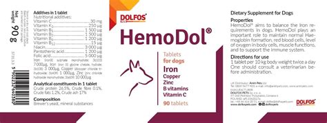 PETS Dolfos HemoDol Iron Support Tablets for Dogs - Copper, India | Ubuy