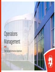 Image result for Operational Performance Objectives