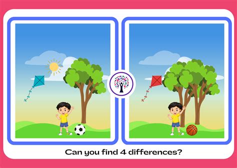 Spot The Difference Images For Kids