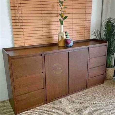 Promo meja tv bufet minimalis kayu jati rak tv minimalis modern jumbo ...