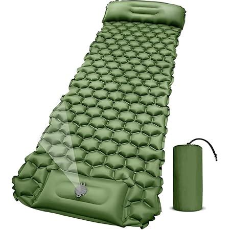 PROBEROS Air Mattress With Pillow And Built-In Foot Pump, Portable ...