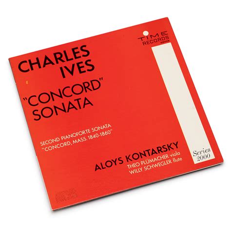 Charles Edward Ives – "Concord" Sonata (LP) – Soundohm