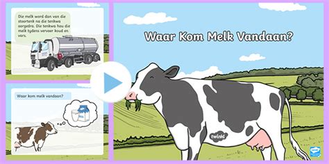 Waar Kom Melk Vandaan? Powerpoint