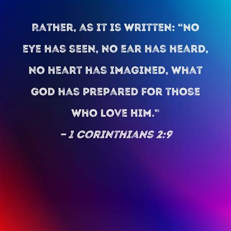 Your Eyes Have Not Seen Kjv at Willie Mixon blog
