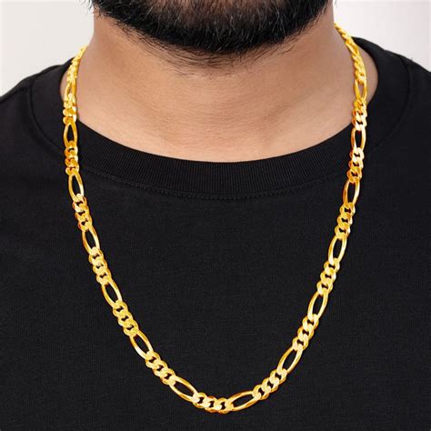 Refined Links Gold Plated 925 Sterling Silver Men's Chain – Zavya