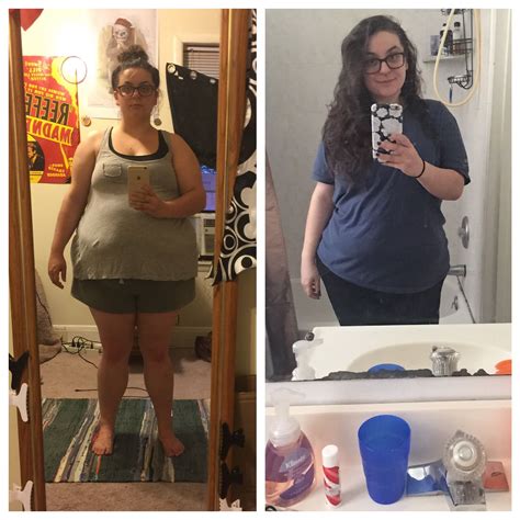 F/23/5'5" [280lbs > 225lbs = 55lbs] (6 months) Different outfit and ...