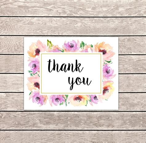 Printable Thank You Cards Pdf - Printable Word Searches