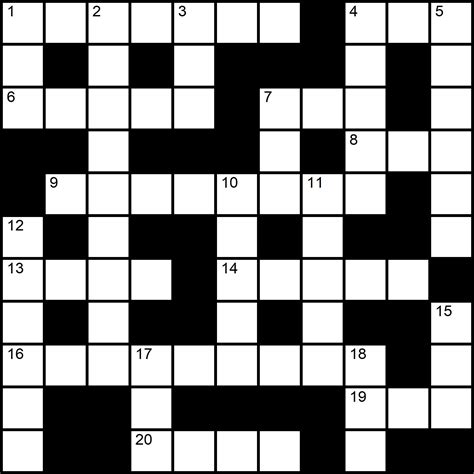 Free Easy Printable Crossword Puzzles - Printable Board Games