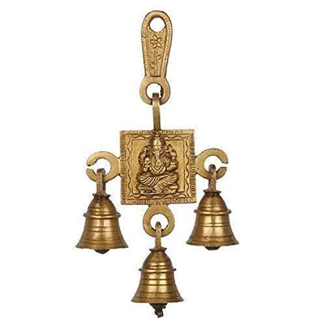 Buy Prince home decor & gifts Brass Bell Ganesh Hanging for Home Décor ...