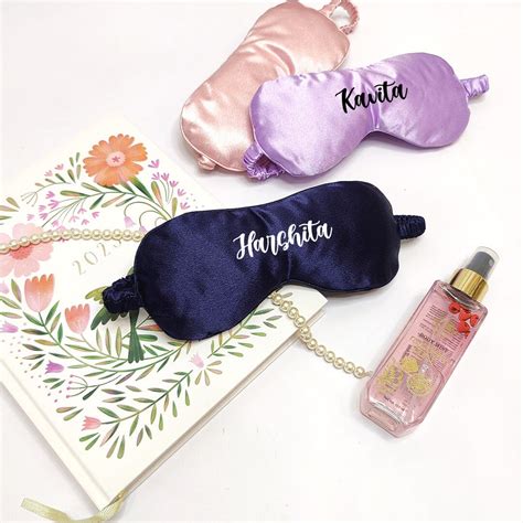 Satin Eye Mask Personalised – The Style Salad