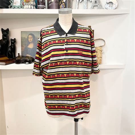 MISSONI/poro/shirt/tops/red/gray/black/ミッソーニ/半袖/ポロシャツ/トップス/赤/グレー/黒/黄色 ...