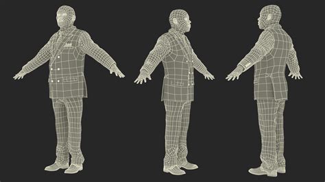 3D Handsome African American Businessman Rigged for Maya model | 3D ...