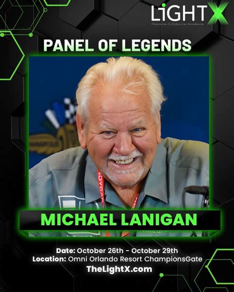 🚨 LEGEND ALERT 🚨 We’re honored to welcome Michael Lanigan to the Panel of Legends at LiGHTx this ...