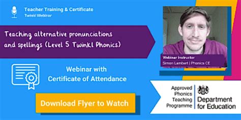 Alternative Pronunciations and Spellings | Phonics Webinar