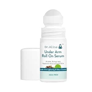 DR.ALISA Underarm Roll On Serum - 5% AHA, 3% Kojic Acid, HA, Licorice ...