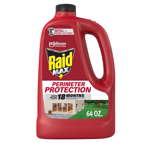 Raid MAX Indoor Spider Spray, Mosquito Killer, Perimeter Protection Bug ...