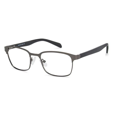 Buy Gunmetal Black Full Rim Rectangle Vincent Chase VC SLEEK STEEL VC ...