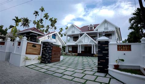 6 bedroom 5,800 sqft by QBIC BUILDERS AND DEVELOPERS in Athani, Minalur ...