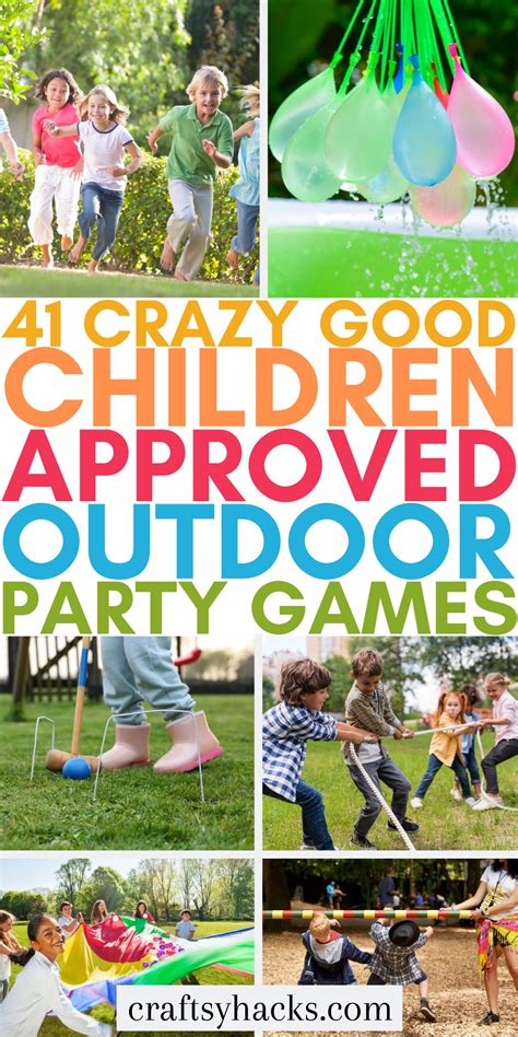 41 Best Outdoor Party Games for Kids Birthday - Craftsy Hacks