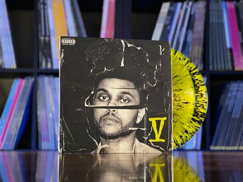 The Weeknd - Beauty Behind The Madness (Yellow W/ Black Splatter Vinyl ...