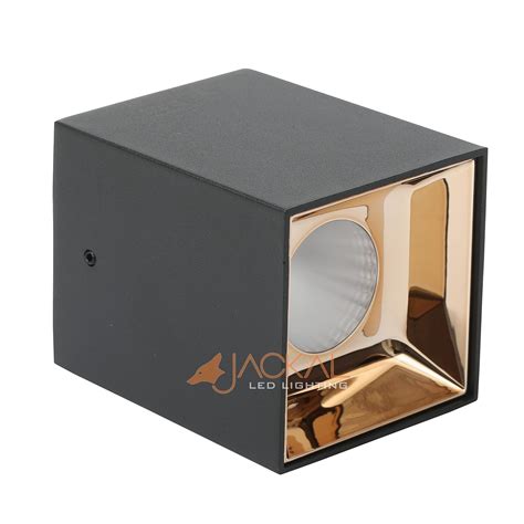 JACKAL® 6 Watts LED (Rose Gold Reflector) Surface Light | Square Shape ...