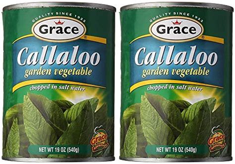 Buy Grace Callaloo 19oz - 2 Pack Jamaican Callaloo Canned - Perfect ...