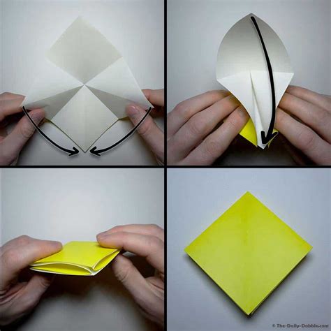 Image result for Origami Square Tutorial