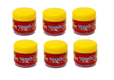 SKD Raghudarshan Red Sandalwood Paste Red Chandan Tikka - 25g(PACK OF 6 ...