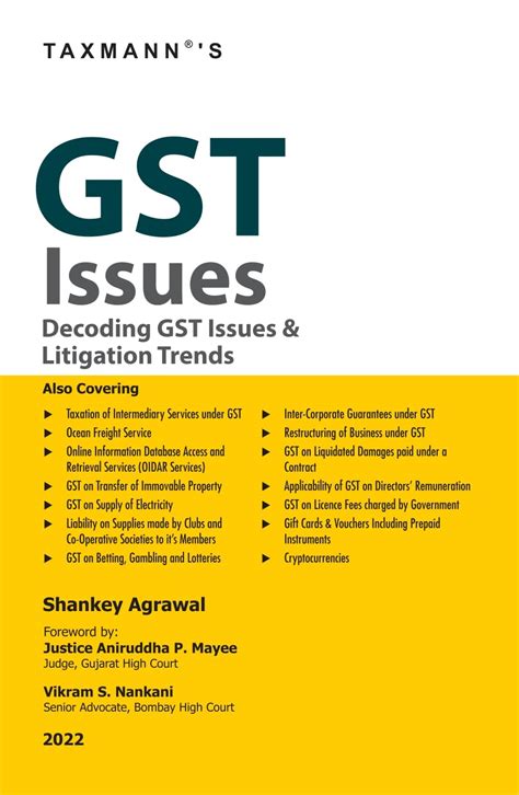 Taxmann’s GST Issues | Decoding GST Issues & Litigation Trends ...