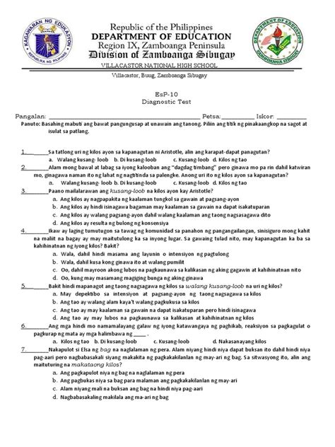 Image result for Module 1 ESP Grade 10 3rd Quarter