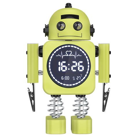 Buy Kids Alarm Clock, Robot Digital Alarm Clock for Bedroom with Snooze ...