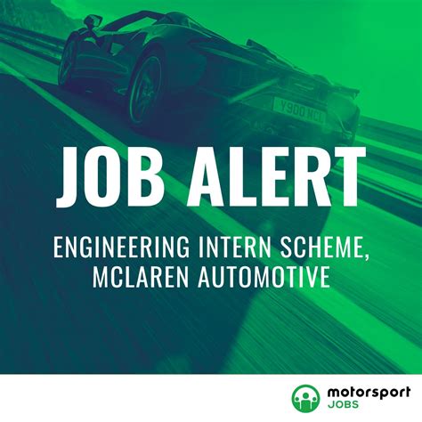 Join McLaren Automotive's Engineering Intern Scheme | Motorsport Jobs posted on the topic | LinkedIn