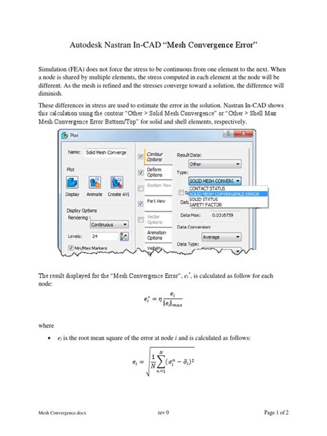 Nastran Mesh 的图像结果