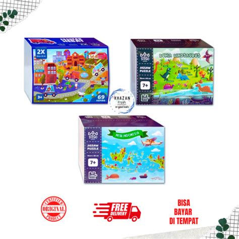 Jual Jigsaw Puzzle dari Impian Studio: Peta Indonesia, Dunia Dinosaurus ...