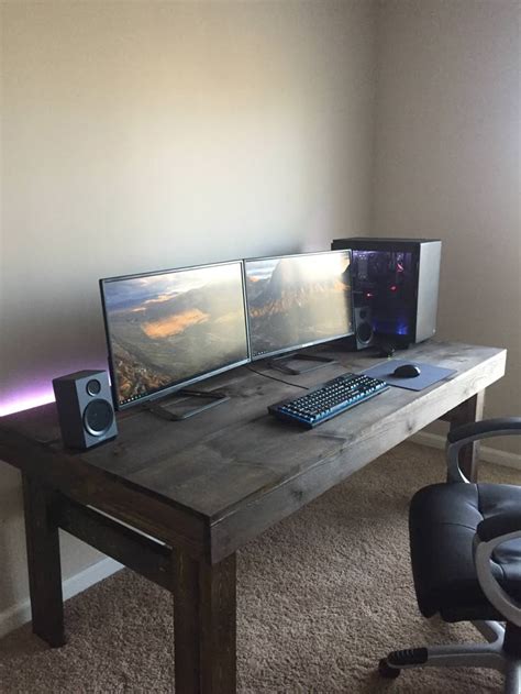 Pin by alexander s stroplos on (computer set up) | Office desk designs ...