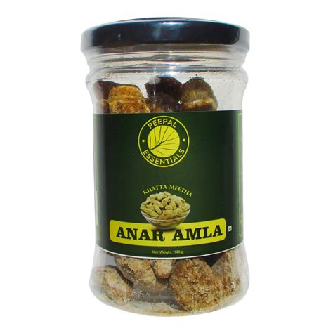 Peepal Essentials Anar Amla -Tangy Flavor | Vitamin -C | Vegan| Gluten ...