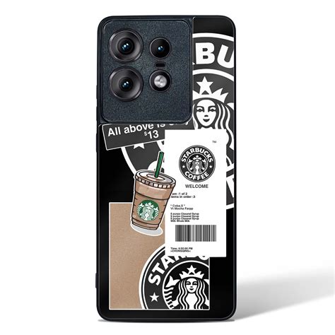 Starbucks Black Glass Phone Case-Motorola Edge 50 Pro – MW Stuffs