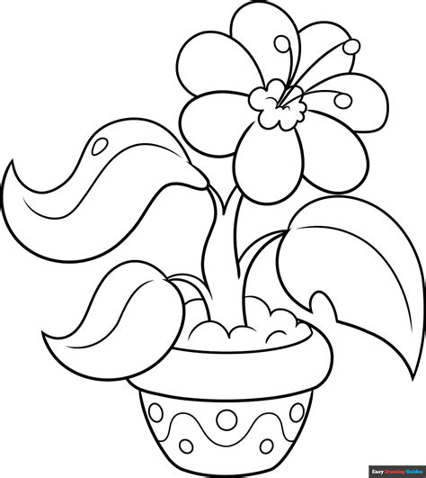 Free House Plants Coloring Pages for Kids - 42 Printable Sheets