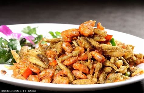小鱼小虾,中国菜系,食品餐饮,摄影素材,汇图网www.huitu.com