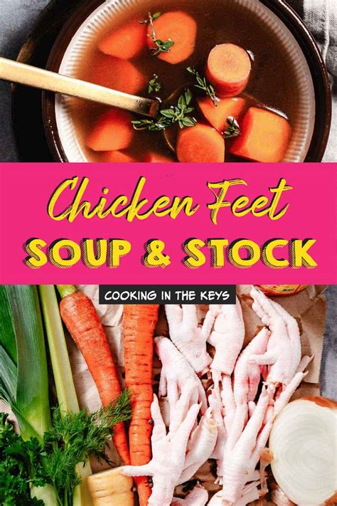 Chicken Feet Soup (Stock Pot & Slow Cooker Recipe)