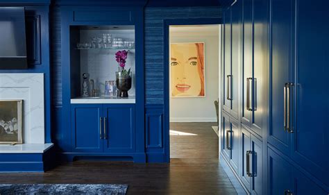 Colorful Custom Cabinets in Bryn Mawr - Design Concepts Plus