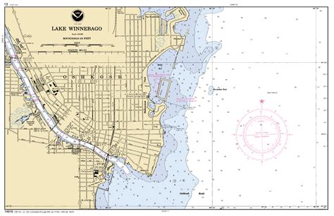 Lake Winnebago Depth Map Lake Winnebago WI Barrel End Style Lake Art