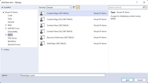 .NET MAUI – Templates for Visual Studio 2022 – Developer Thoughts