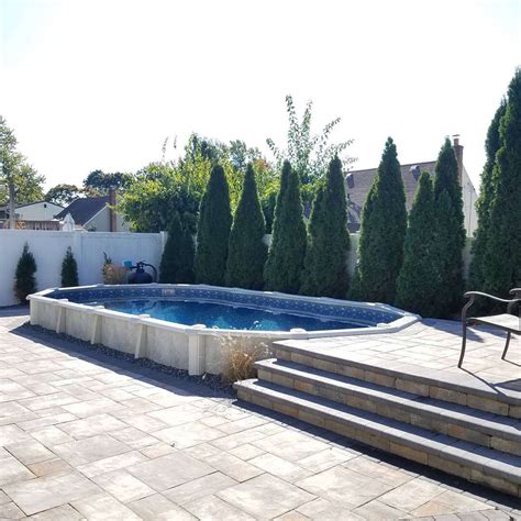 50 Semi Inground Pool Ideas That'll Make a Splash