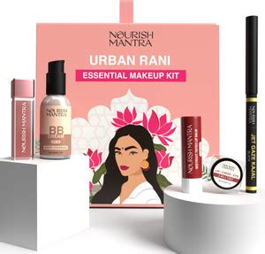 Nourish Mantra Urban Rani Makeup Kit Include Lip Balm, BB Cream ...