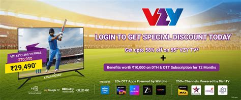 VZY Smart TV- All-in-One DTH and OTT Entertainment Hub