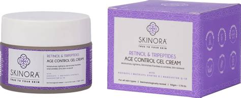 Skinora Retinol & Tripeptides Age Control Gel Cream for Reduce Wrinkles ...