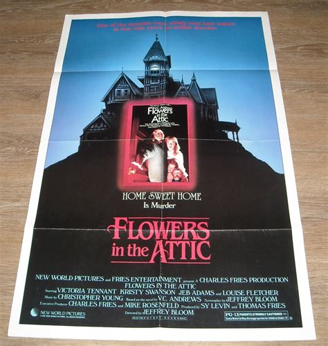 1987 FLOWERS in the ATTIC 1 SHEET MOVIE POSTER VC ANDREWS KRISTY ...