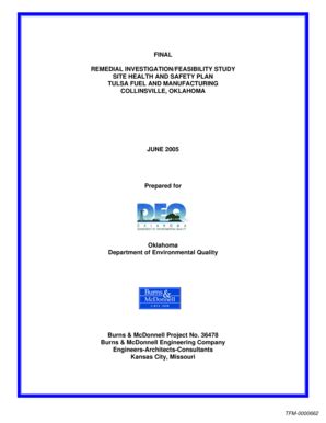 Fillable Online deq state ok Final remedial investigation/feasibility ...